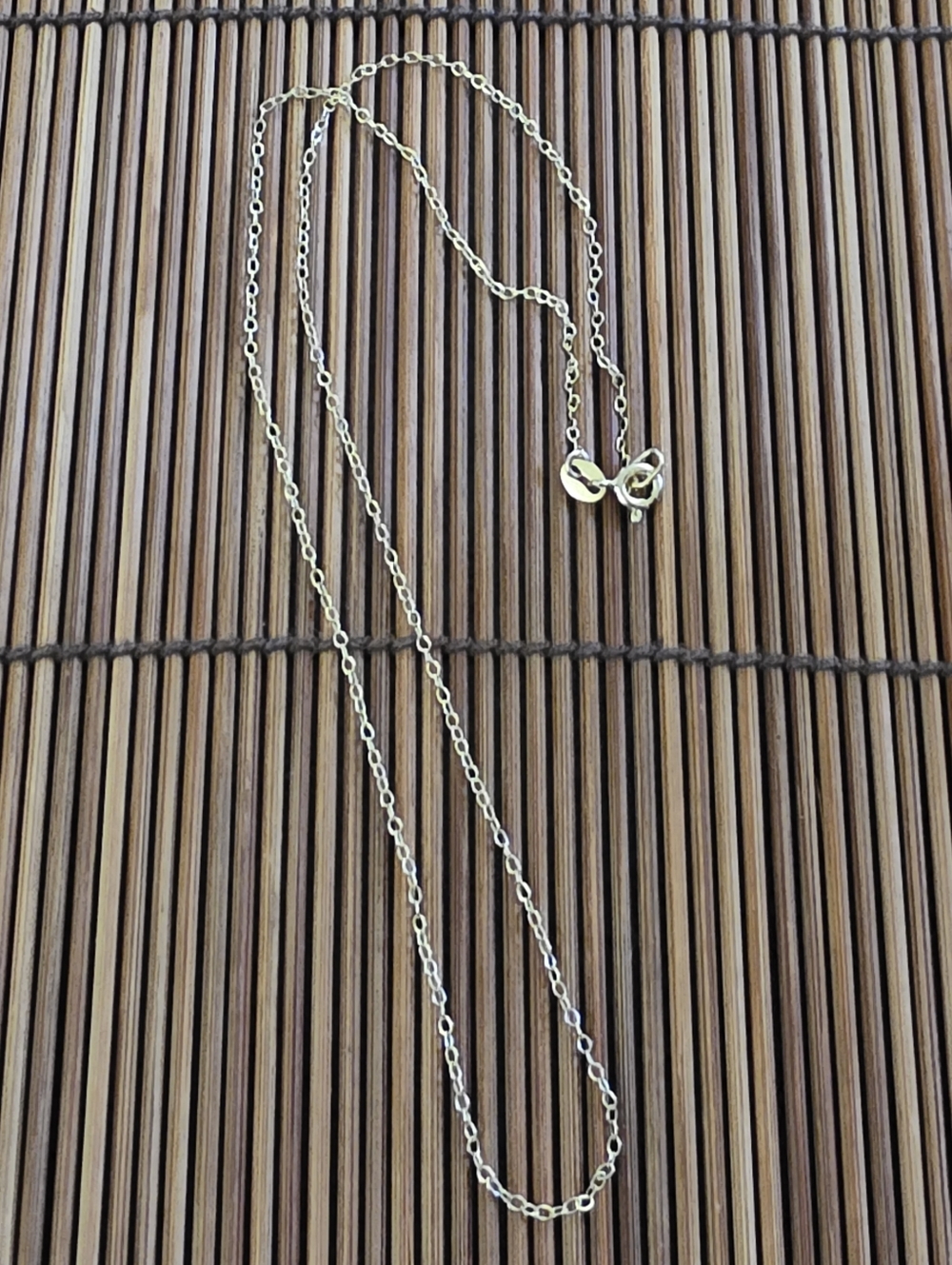 925 Silver Yellow Gold Chain Necklace
